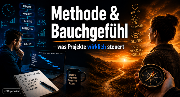 Methode und Bauchgefühl bei der Steuerung komplexer IT-Projekte